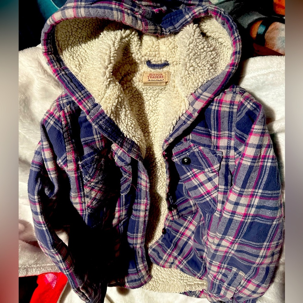 Girls Boston Traders Lined flannel